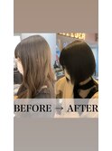 バッサリボブカット