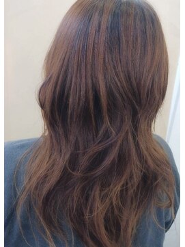 サンひまわり 高来店 ブラウンヘアのロングスタイル