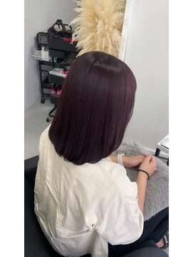 ジィルム(XELM) ブリーチなしWカラー+カシスピンク