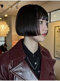 モードにこなれ感　ミニボブ　ぱつっとボブ【表参道/青山】