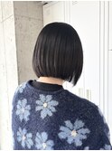 パッっト切りっぱなしボブ