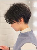 (c16)大人ショートハイライト髪質改善キッズカット前髪30代40代