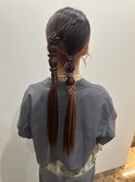 編みおろしツイン
