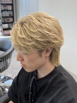 メンズ サロン ドット トウキョウ 町田店(men's salon dot. tokyo)&nbsp;フェザーショート/ハイトーンカラー