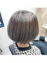 ゼットサロン(Z SALON)&nbsp;hlt 白髪染め/白髪染めを使わない白髪染め/ハイライト/円山/ボブ