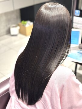『初回』髪質改善カラー　艶髪　【ちくば。】