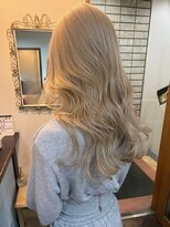 ロチカバイドールヘアー 心斎橋(Rotika by Doll hair)&nbsp;ホワイトミルクティー