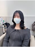 【山内/レイヤー】レイヤーカットで韓国っぽなくびれヘア♪