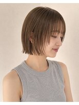 ノラ ギンザ(NORA GINZA) 【喜友名】ボブレイヤーボブ髪質改善ストレートパーマブラウン