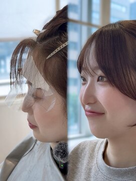 アフロート ディル(AFLOAT D'L) 前髪割れ.浮きグセ改善顔周りクロスパーマ10代.20代.30代.40代