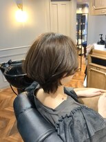 サロンドエー(SALON DE A)&nbsp;襟足を残すショートボブ。【港南台駅/本郷台駅/洋光台駅】