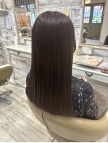 フゥカ 売市店(fuka)&nbsp;【ブリーチなしカラー】グレージュカラー×髪質改善　八戸