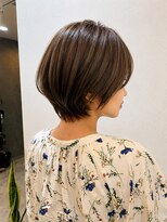 エニル 越谷店(enil)&nbsp;＊ショートレイヤー×アッシュブラウン[似合わせ/小顔]
