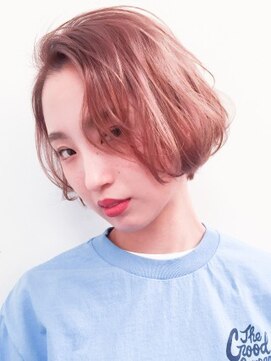 ダブ アオヤマ(DaB AOYAMA) ラフな質感がおしゃれ！ショートボブ☆