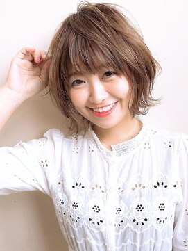 アグ ヘアー ラフェット 上尾店(Agu hair la_fate) 大人かわいい小顔前下がりマッシュショート