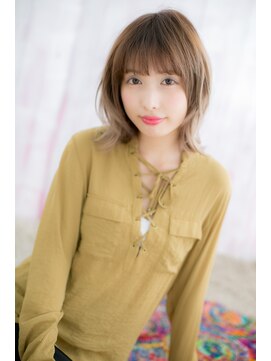 ヘアアンドビューティー ミック(Hair & Beauty miq) グラデカラーの☆グラマラスロブa