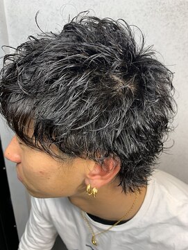 ヘアサロンエムフィス 池袋東口(HAIR SALON M Fe's) 外ハネボブ/アッシュブラウン/ネオウルフ/デザインカラー