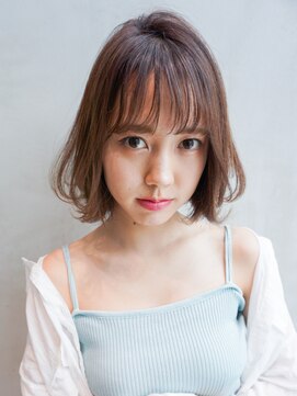 アルバム 銀座(ALBUM GINZA) キュートボブ_セシルカットココアブラウン_37744