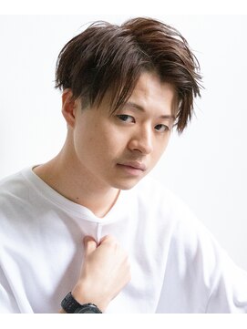 リコ ヘアアンドリラクゼーション 名駅店(LICO HAIR＆RELAXATION) [LICO]ツーブロックかき上げヘアby碇山　光一郎