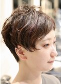 【RISK 高橋勇太】黒髪でシルエットが完璧な束感ベリーショート