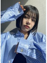 デザート(Des.Art)&nbsp;【Des.Art赤坂警固】20代30代40厚めバング×抜け感×小顔ボブ