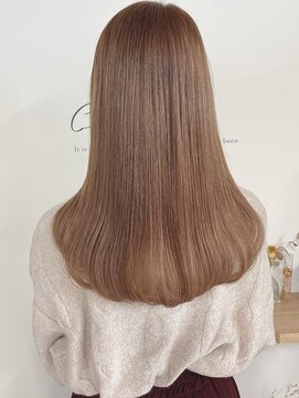 シェノン(Chainon.) ヌーディーベージュ ブリーチあり セミロング【博多】