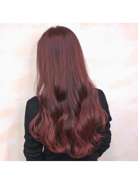 アンククロス 表参道(ANKH CROSS) イルミナカラーで作る艶やかワインレッド