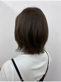 20代30代艶感ストレート♪髪質改善カラーハイライトグレージュ