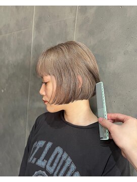 ペニー(PENNY) ミニボブ×ミルクティーベージュ