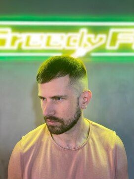 グリーディーフォックス 三軒茶屋(GreedyFOX) 波巻き/マッシュパーマ/ウルフ/ハイライト<理容室>三軒茶屋