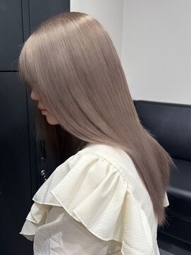 ベレーザ 渋谷(BELEZA) 5035ミルクティーアッシュシルキーベージュ韓国グレーベージュ