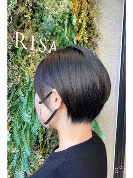 リサプラン(RISA plan) 刈り上げショートボブ≪西新店≫個性派ショート/大人ショート