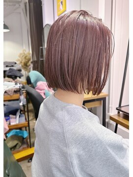 ミスターグッドモーニング(MR.GOOD MORNING) うすピンクボブ