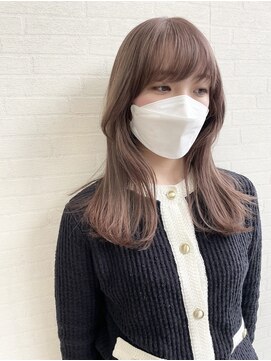 ビジュ(bijou) フェイスレイヤー×ミルクティーブラウン