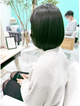 ユーフォリア(Euphoria.) 大人可愛いギリギリしばれる長さのボブスタイル