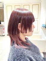 アルクバイネオリーブ 荻窪店(arc by neolive)&nbsp;姫ウルフカット×インナーチェリーピンク