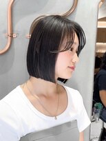 ロンド ブランシュ 錦糸町北口(Lond blanche) 前髪アンブレラカラーこなれミディイメチェンウェーブパーマ