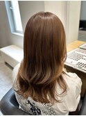 ブリーチなしミルクティーベージュ