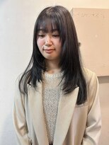 キャンバス バイ ネオリーブ 横浜西口(Canvas by neo.)&nbsp;ロング 顔周りレイヤーカット ワンカールで決まるレイヤーカット