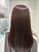 ロンドルーチェ 心斎橋(Lond luce)&nbsp;ダークアッシュ/ミディアムレイヤーカット［髪質改善/縮毛矯正］