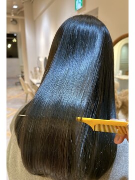 アンド ラ ブランシュ(&.La Blanche) レイヤーカット/オリーブベージュ/髪質改善/ベージュ