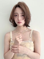 ユーフォリア 青山(Euphoria)&nbsp;ボブ＊外ハネボブ＊ミルクティーベージュ