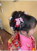 七五三ヘア