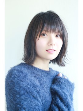 リル 8F 銀座(Rire) 【Rire-リル銀座-】ナチュラル外はねボブ