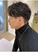 【RYOSUKE】フェザーパーマ_ツーブロ_メンズパーマ