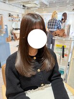 ラボヌール ヘアー エクラ(La Bonheur hair eclat) ワンカールレイヤー/アッシュブラウン