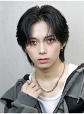 シースルーコンマセンターパート ニュアンスパーマ