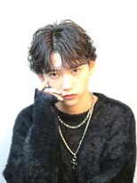 渋谷駅/学割U24/メンズサロン/フェザーパーマ/シャドウパーマ