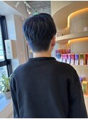 【西村】20代30代髪質改善メンズショートブルーブラック