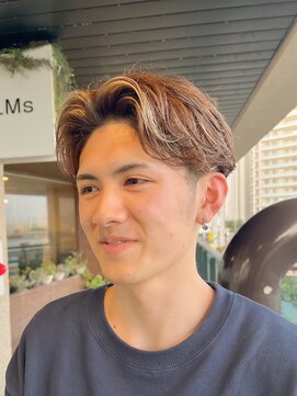 フィルム(FiLMs) メンズ/センターパート/ライトブラウン